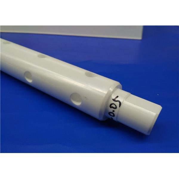 Wear Resistant 97% Alumina Thermocouple Protection Tubes / Machinable Ceramic Rod