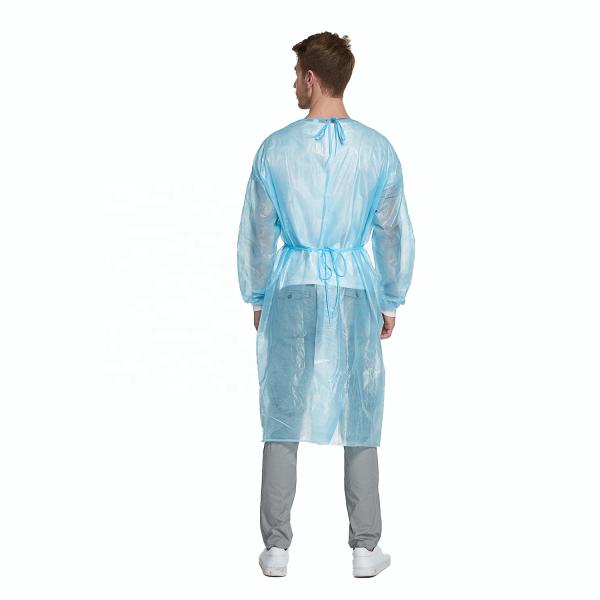 pp+pe isolation gown disposable protective clothing isolation gowns