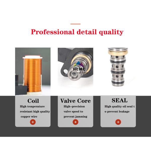 330D 336D C9 259-0907 2590907 Fan Piston Pump Solenoid Valve Hydraulic Excavator