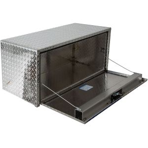 Cheap Diamond Pedal Aluminum Storage Cabinet Silver Aluminum Truck Box wholesale