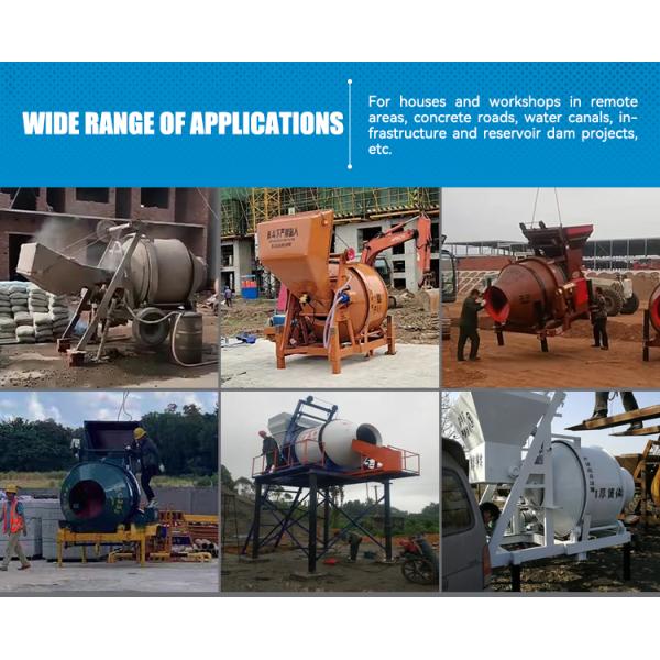 Hot Selling 350l 500l 750l Self Loading Concrete Mixer Small Cement Mixer for Construction Work