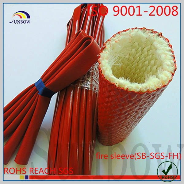 Electrical Insulation Sleeving Silicone Resin Fiberglass Sleeving / Tubing / Pipes