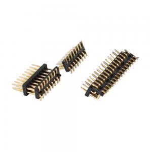 Cheap 2.54mm Pitch PCB Connector SMT Pin Header Dual Row Male 1A-10A wholesale