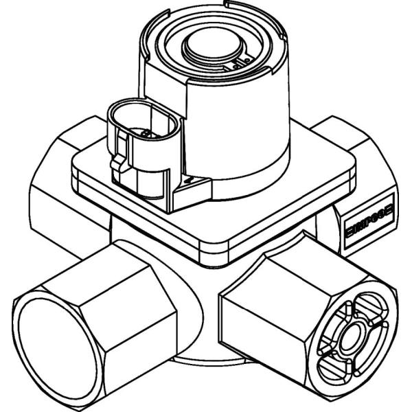 Natural Gas 3.45kPa Inlet FL 50046 002 Shut Off Valve