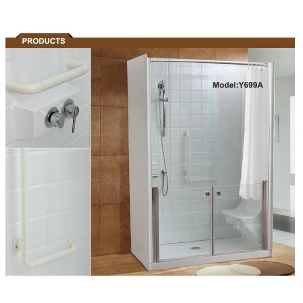 Unique Design Walk In Bath And Shower Combo / Old People Bathtub Thermostatic Heater