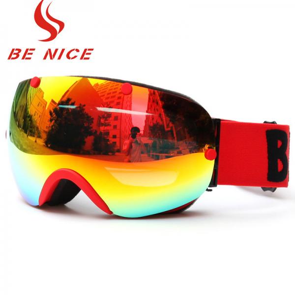 Quality Womens Spherical Ski Goggles For Low Light Conditions For Snow Sports for sale