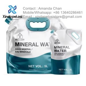 Eco-friendly Collapsible Container Liquid Bag Wholesale Drinking Foldable Water