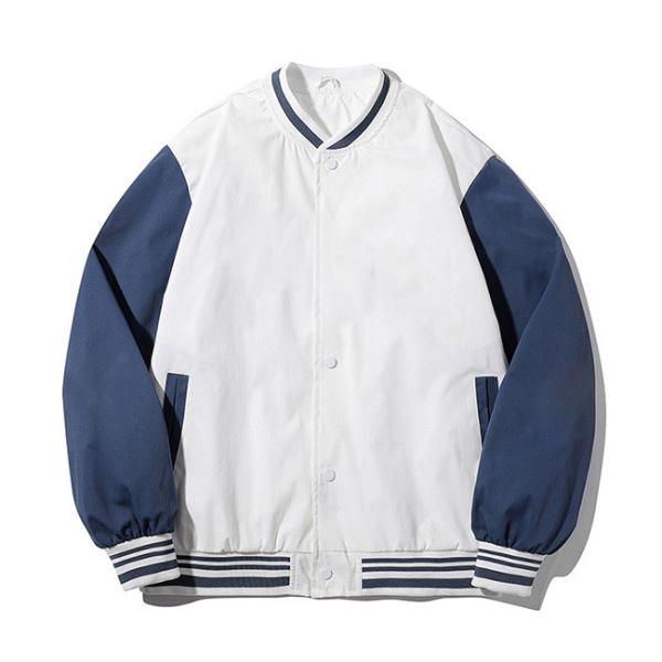 M-XXL Baseball Varsity Jackets Instagram Match Color Loose Bomber Jacket