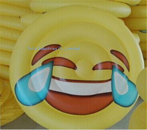 Expression PVC Inflatable Face Round Pool Float,Emoji Float,inflatable Emoji float