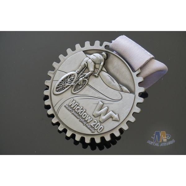 Ireland 's Cycling Sports Events Metal Award Medals 3D Effect Model Medallion