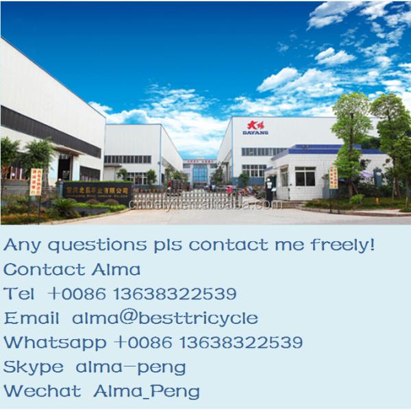 Mini Trike Auto Taxi Tricycle with Booster Rear Axle and 6 Passenger Seating Capacity