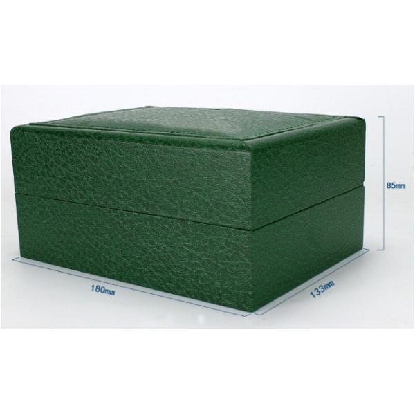 Green Paper Watch Box / Jewelry Wooden Box Packaging Eco-friendly