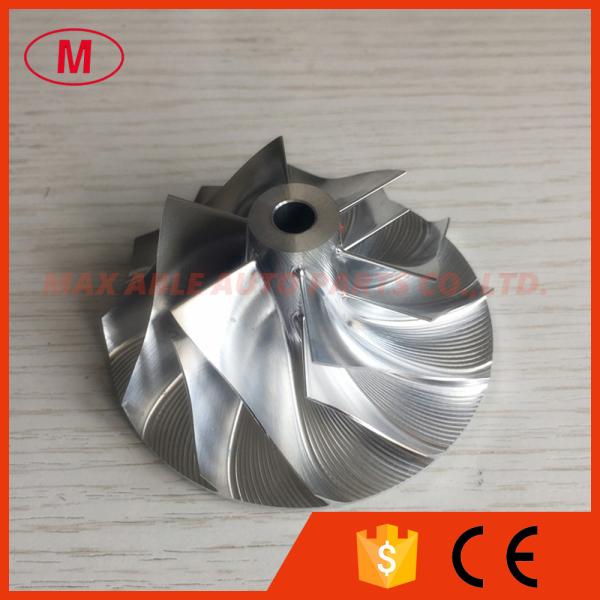 T04B 45.75/69.96mm 6+6 blades 409179-0029 6137-82-8200 Turbo Aluminum 2618 /milling/billet compressor wheel
