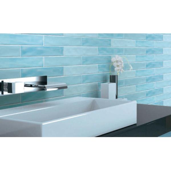 Modern Glossy Gradient Wall Tile 75x300mm for Interior Design