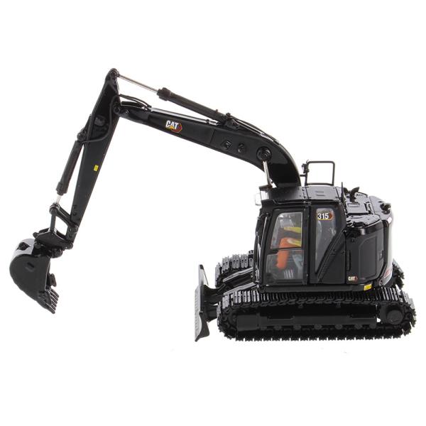 Black CAT 315 Excavator 1:50 Die-Cast Model Collectible Engineering Vehicle