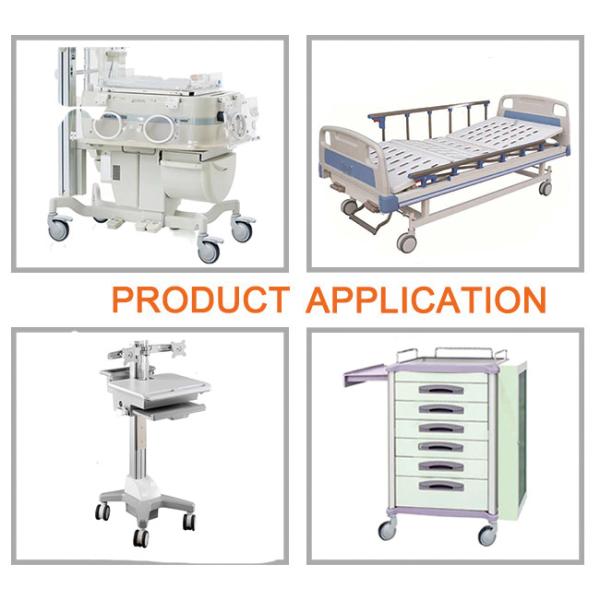 5 Inch High Load Medical Hospital Bed Trolley Wheel Caster For Medical Equipment