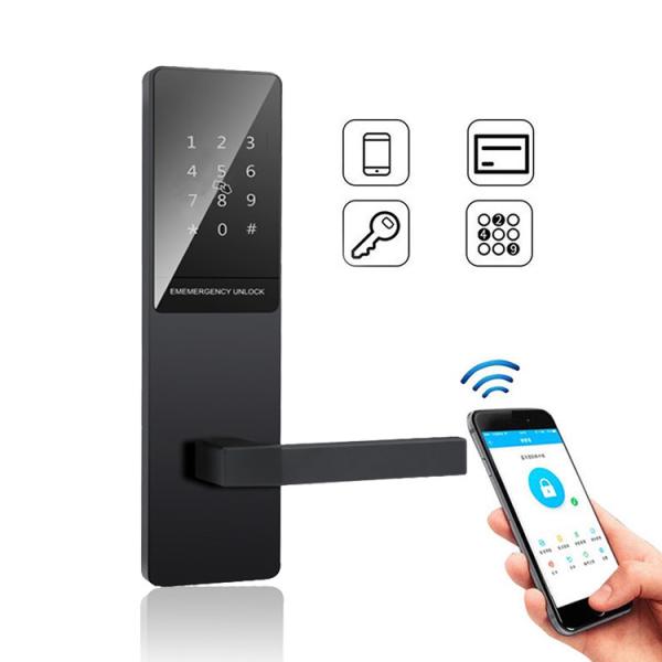 Mechanical Code Electronic Smart Door Locks TTlock Aluminum Alloy For Apartment