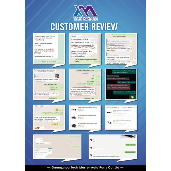 Customer feedback and testimonials