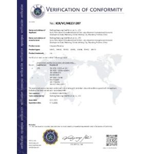 Weifang Wanlong Steel Structure Co., Ltd. Certifications