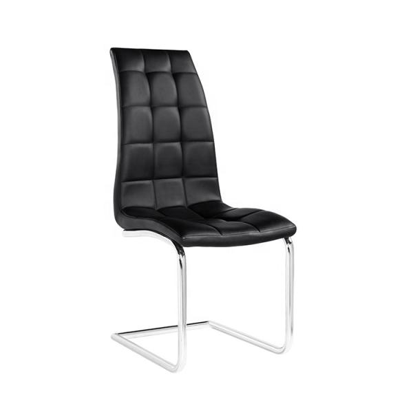 High Back Kitchen 60KGS 60cm Faux Leather Dining Chairs