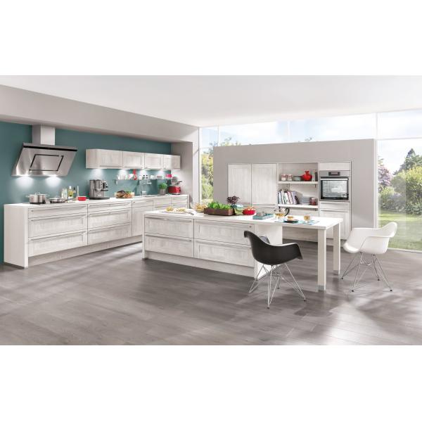 Blum HPDL Solid Wood Kitchen Cabinets Contemporary European Style For Farmhouse