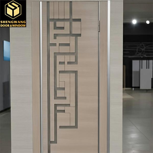 Brown Color With Water Penetration Resistance Copper Door For Villa Front Door Aesthetic