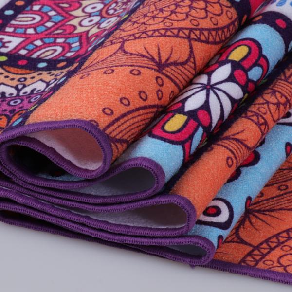 Sand Proof Sublimated Beach Towels Foldable Easy Storage Space Saving