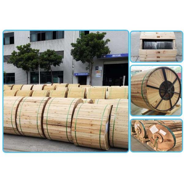 Outdoor 24 Core Single Mode Fiber Optic Cable Non Metallic GYFTY Non Armored