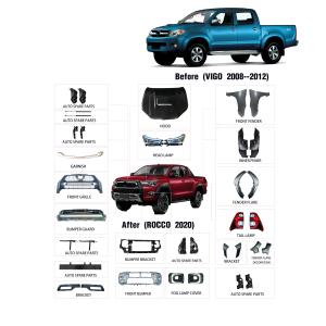 Cheap 2012 Vigo Upgrade To Hilux Rocco 2021 4x4 Car Body Accessories wholesale