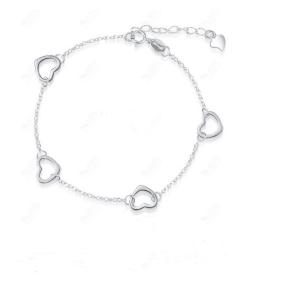 Cheap Korean Korean love silver jewelry bracelet luxury gifts wholesale