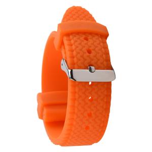 Cheap 20mm Sport Watch Rubber Band , ROHS Soft Rubber Watch Strap Tire Pattern wholesale