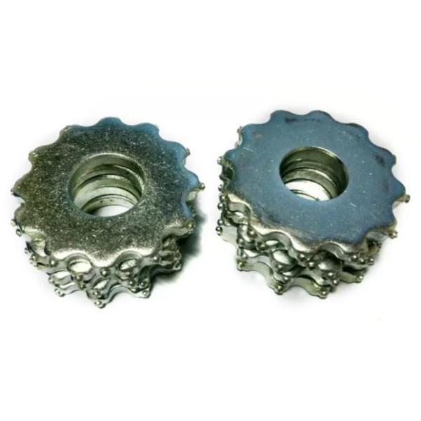 Concrete Planing Tungsten Carbide Tips TCT Scarfying Teeth Blade Zinc Plated