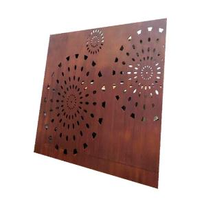 Cheap Outdoor Decorative Garden Rusted Steel Q235NH Metal Landscape Edging wholesale