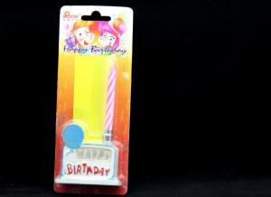 Cheap Amazing Cute Happy Birthday Musical Candle With Holder For Party Decoration wholesale