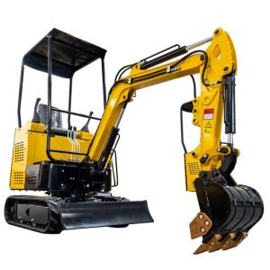 Cheap Rubber Track 1.5 Ton Mini Excavator With CE Certificate Low Fuel Consumption wholesale