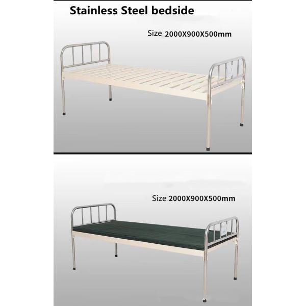 OEM Universal Wheel Steel Manual Medical Beds For Patient 90cm Width