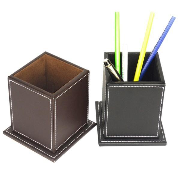 Quality hot selling Modern office PU leather pen holder for sale