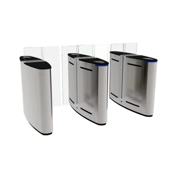 Quality 0.7s/Person Entrance Control Solutions Sliding Turnstile 50W for sale