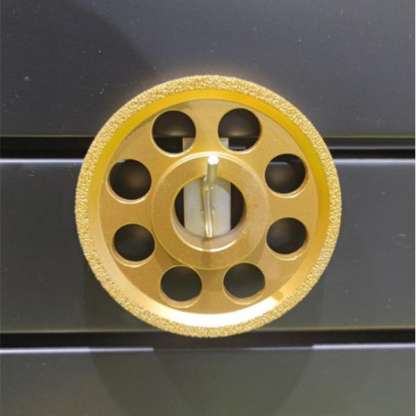 110mm Golden Metal Steel Grinding Wheel Matrix Thickness 30mm
