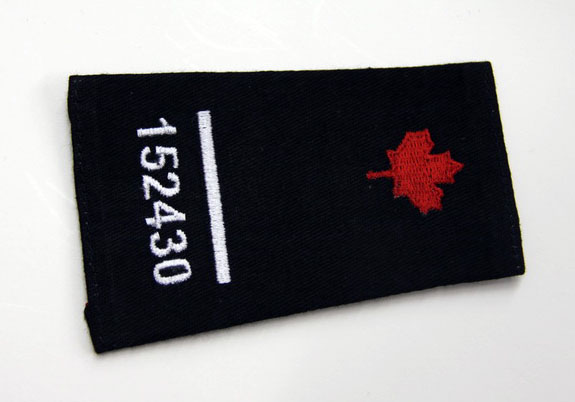 Custom Embroidered Clothing Patch, Personalized Badges With Serging / Heat-Cutting Edge