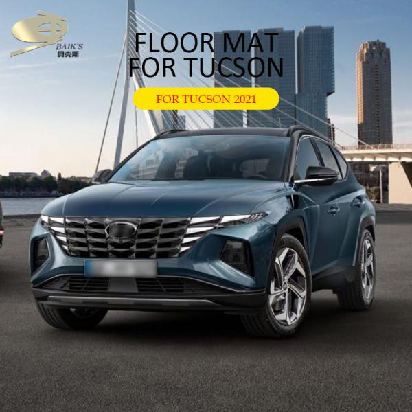 TPE Rubber Carpet Car Floor Mats For Hyundai Tucson 2021 2022