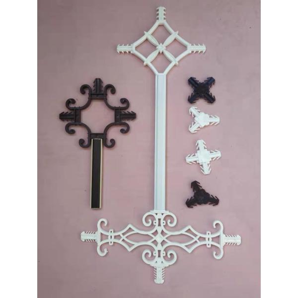 Customized Y Shape Plastic Corner Connector Aluminium Georgian Bar Accessories