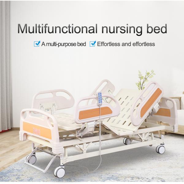 Electric Remote Control Medical Hospital Patient Beds Rustproof Anti Slipping ODM hospital electric bed