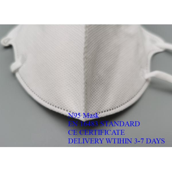 Anti Pollution N95 Particulate Respirator Mask , Hospital Surgeon Face Mask