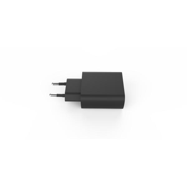 Black 12V1.5A QC3.0 European USB Charger