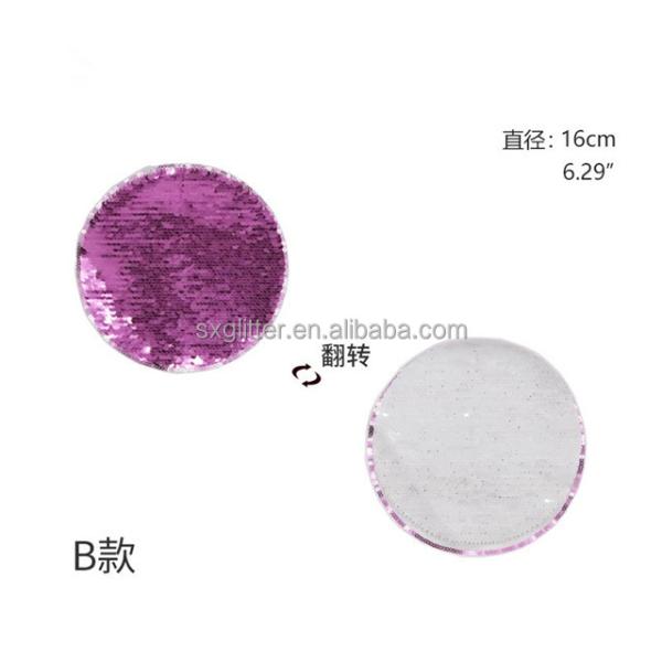 Other Holiday Supplies Custom PET Mirror Sequin Patches for Women's Dresses