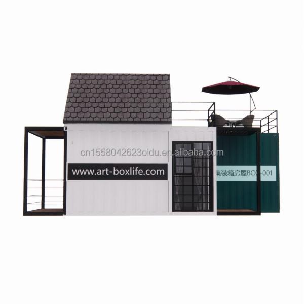 Family of Three 20ft Luxury 5m High Duplex Container Mobile House with Wall Alternatives and Aluminum Alloy Windows