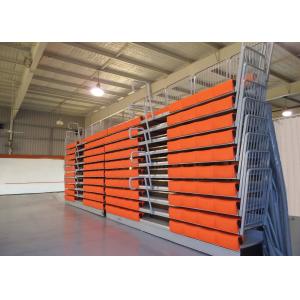 Buy cheap Spectator Retractable Grandstands Telescopic Seating System Wall Attached Unit from wholesalers