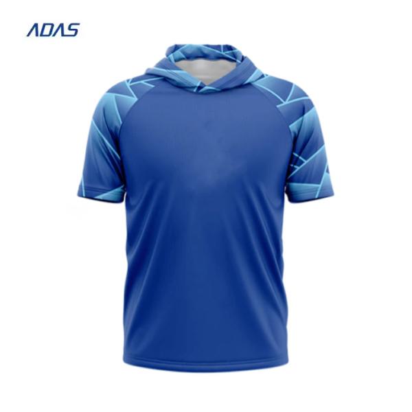 Digital Printing Youth Sublimation Hoodie Shirts Long Short Sleeve 270gram