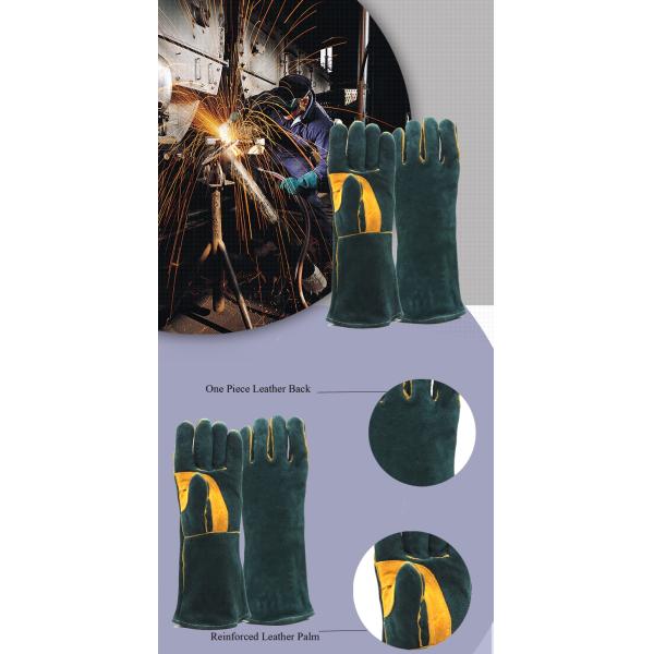 Welding Thermal Safety PPE Safety Gloves Protect Hands Fire Resistant Extra Long Sleeve